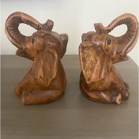 Other - Elephant bookends.